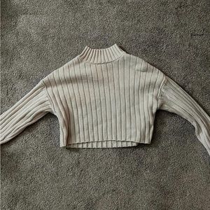 pacsun turtle neck crop sweater